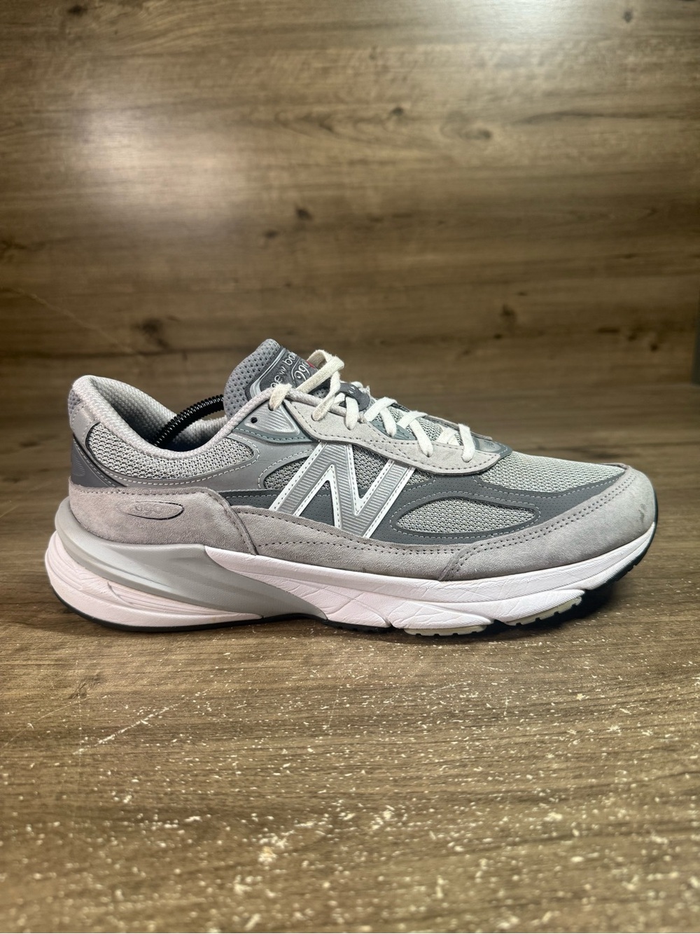 New Balance 990v6 Made in USA Mens 12 Gray Grey White M990GL6 FuelCell Shoes